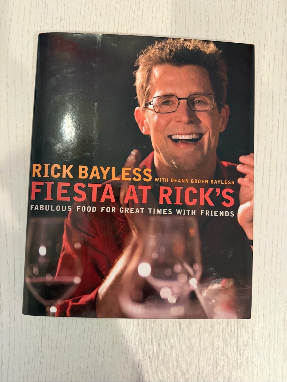 Rick Bayless Fiesta at Rick's Cookbook - Red & Black Cover
